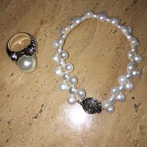 Bracelet and ring set